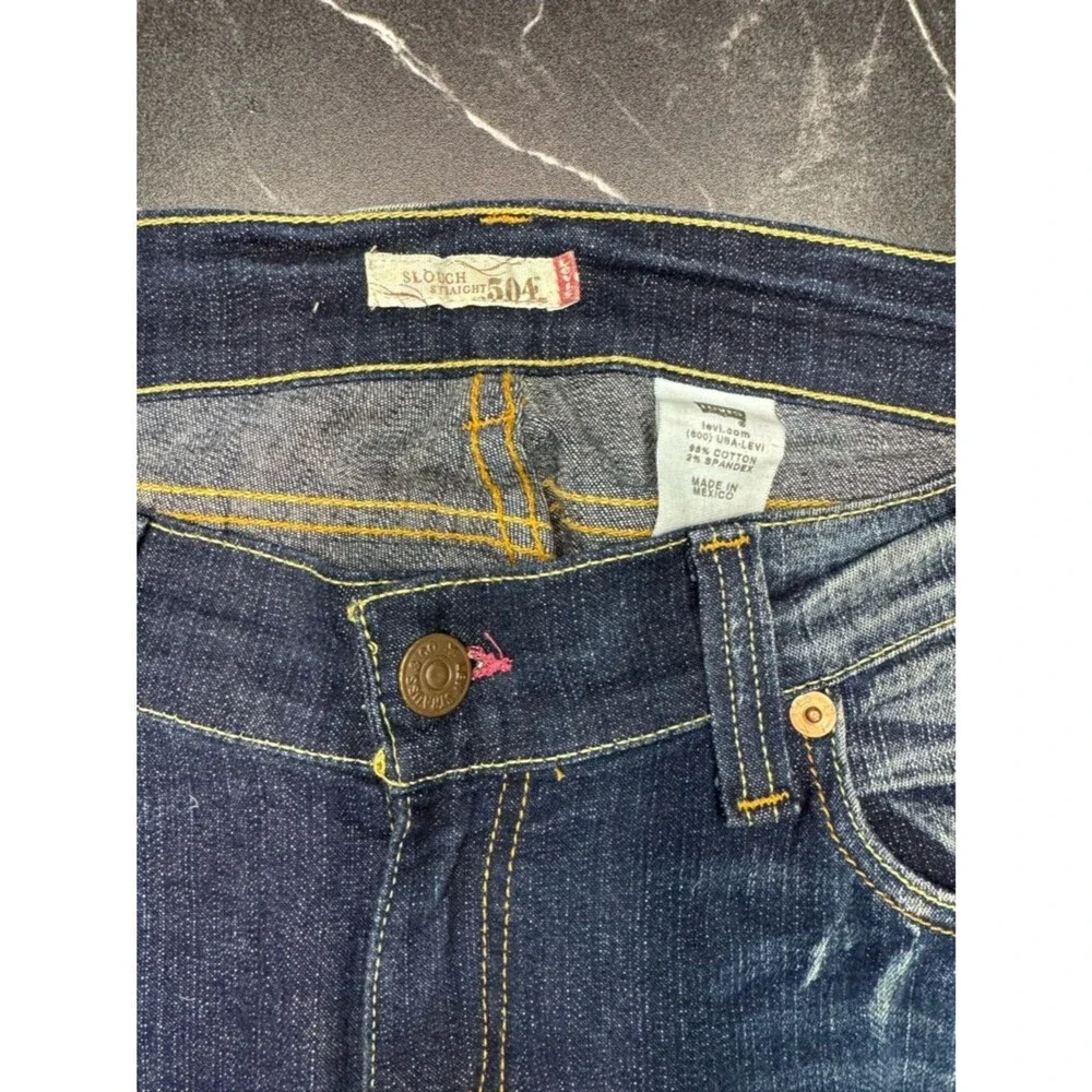 Levi's Y2K Low Rise Bootcut Jeans Women's Juniors 11 Dark Wash Denim EUC